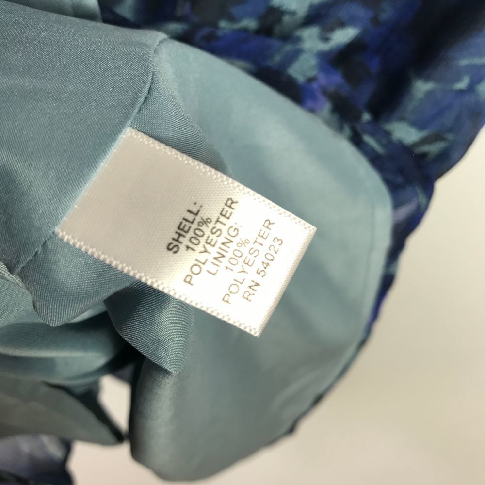 Banana Republic Blue Camouflage Sleeveless Blouse - Picture 5 of 6